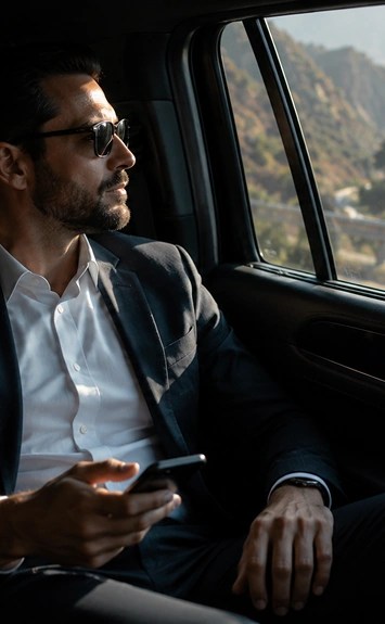 Servicio de renta de camioneta blindada con chofer ejecutivo para traslados corporativos seguros en CDMX.