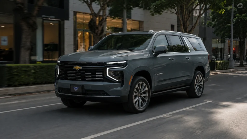 Camioneta Chevrolet Suburban blindada ideal para traslados corporativos y protección ejecutiva.