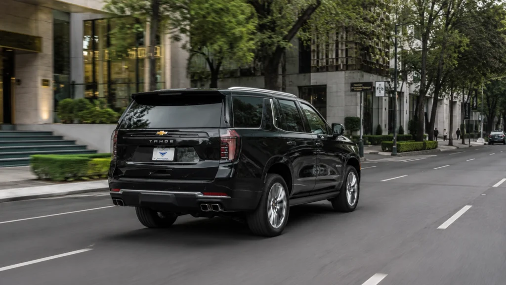 Chevrolet Tahoe blindada disponible para renta y venta con máxima seguridad para ejecutivos y empresas.